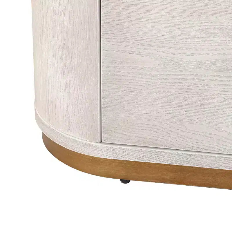 58.3" Modern Sideboard Buffet Cabinet with 4 Doors and Adjustable Shelves