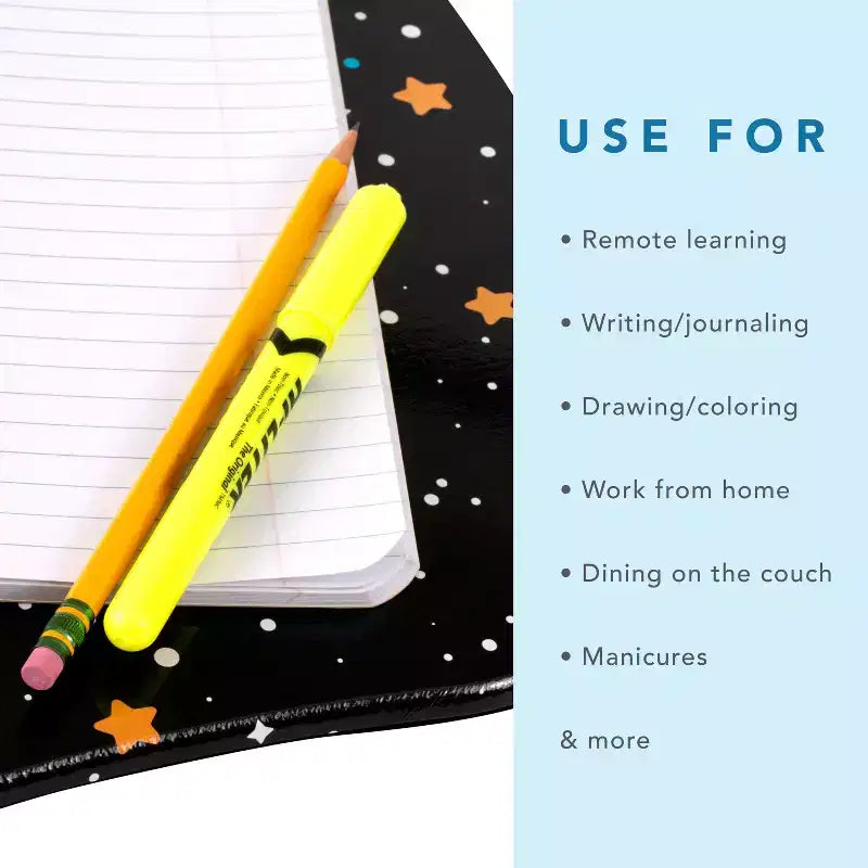 Lap Desk for Laptops up to 15.6", 17"W x 13.2"D Surface, Portable Cushioned Lap Tray