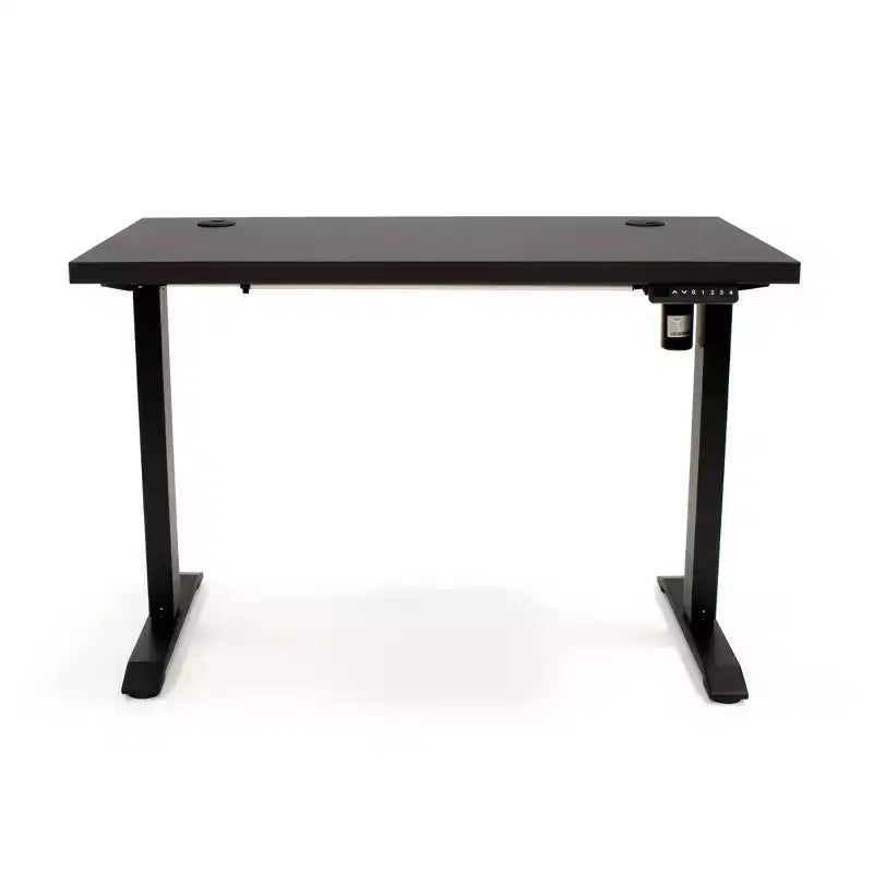 Electric Sit/Stand Desk, Height Adjustable 30"-45", Laminate Surface, 35 lb Capacity